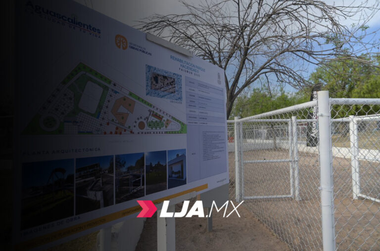 Rehabilitan parque Haciendas II en Aguascalientes