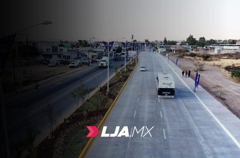 Avanza la ampliación con concreto hidráulico en avenida Héroe Inmortal en Aguascalientes