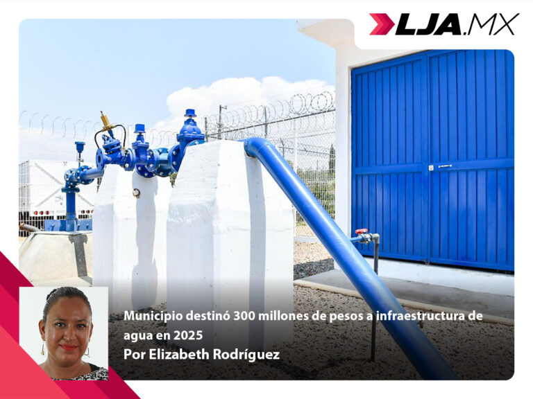 Municipio de Aguascalientes destinó 300 millones de pesos a infraestructura de agua en 2025