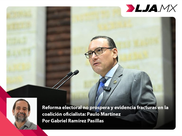 Reforma electoral no prospera y evidencia fracturas en la coalición oficialista: Paulo Martínez
