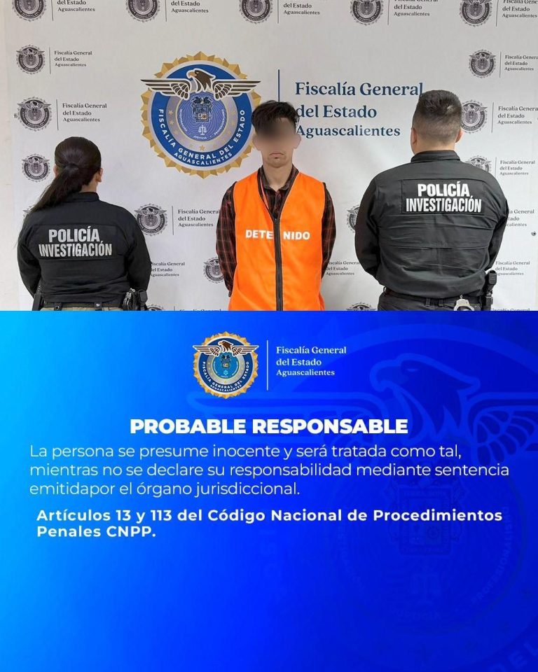 Fiscalía de Aguascalientes logra vinculación a proceso de sujeto acusado de agredir a su hija recién nacida