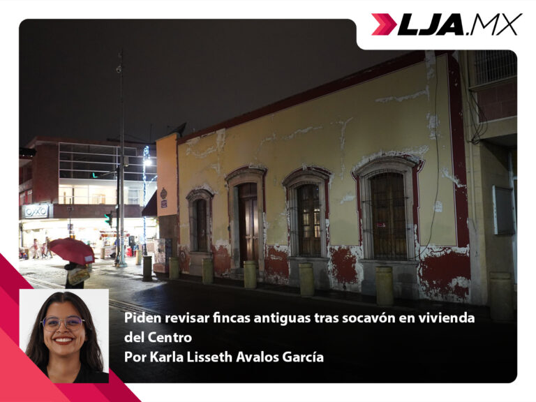 Piden revisar fincas antiguas tras socavón en vivienda del Centro de Aguascalientes